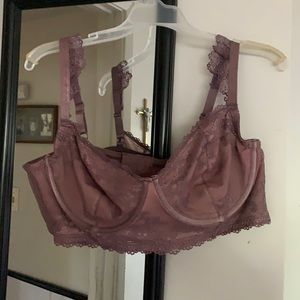 Torrid lavender lace bralette